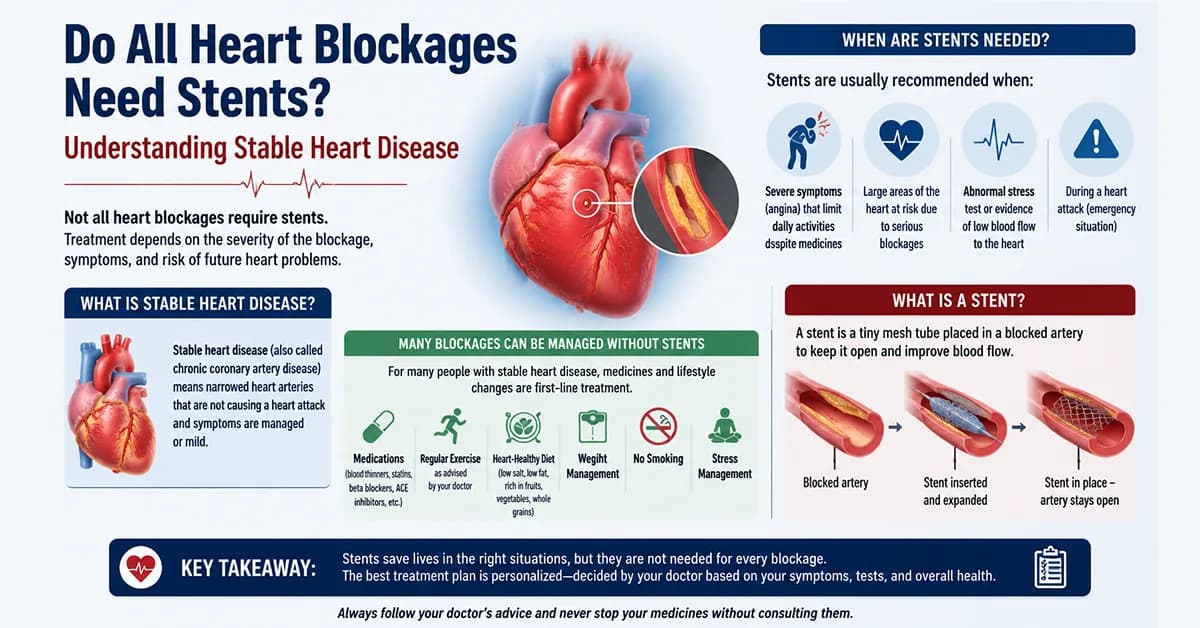 Is Stenting Overused in Stable Heart Patients? Understanding the Truth Behind Heart Blockage Treatment