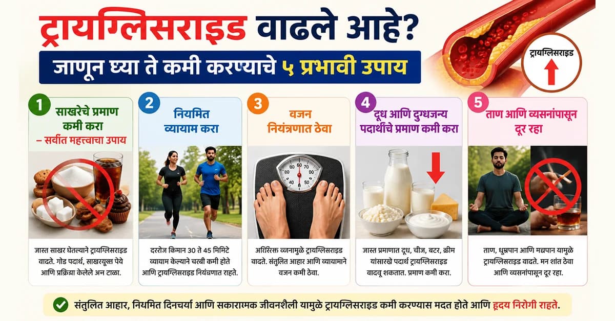 ट्रायग्लिसराइड म्हणजे काय? ते वाढल्यास हृदयासाठी किती धोकादायक ठरू शकते?
