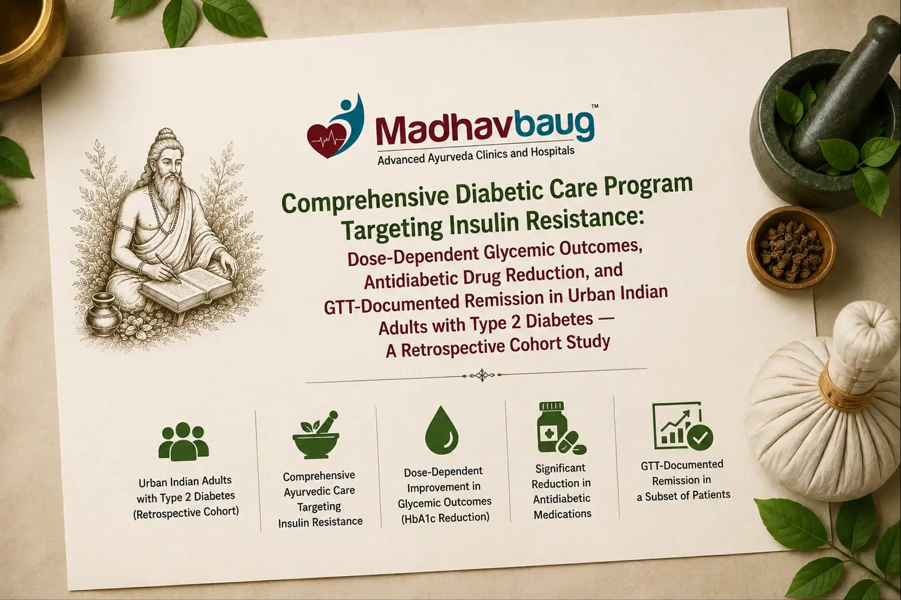 Comprehensive Diabetic Care Program Targeting Insulin Resistance: Dose-Dependent Glycemic Outcomes, Antidiabetic Drug Reduction, and GTT-Documented Remission in Urban Indian Adults with Type 2 Diabetes — A Retrospective Cohort Study