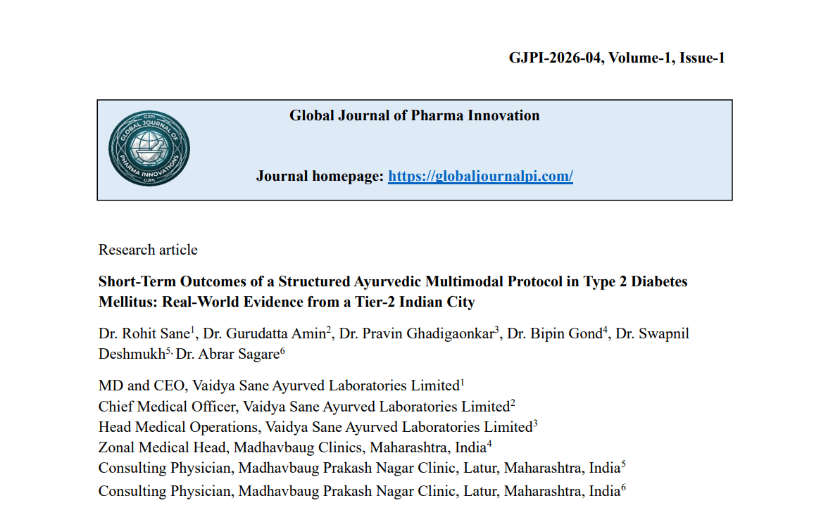 Short-Term Outcomes of a Structured Ayurvedic Multimodal Protocol in Type 2 Diabetes Mellitus: Real-World Evidence from a Tier-2 Indian City