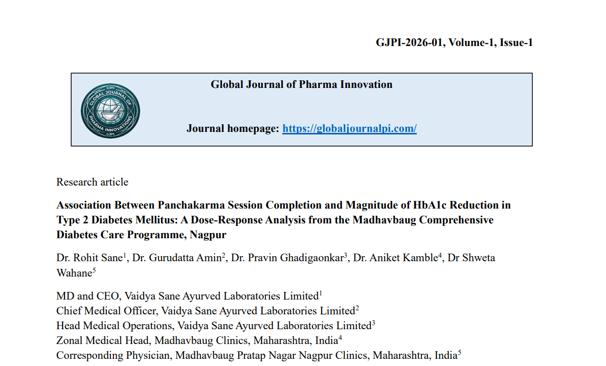 Association Between Panchakarma Session Completion and Magnitude of HbA1c Reduction in Type 2 Diabetes Mellitus: A Dose-Response Analysis from the Madhavbaug Comprehensive Diabetes Care Programme, Nagpur