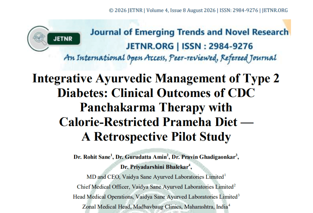 Integrative Ayurvedic Management of Type 2 Diabetes: Clinical Outcomes of CDC Panchakarma Therapy with Calorie-Restricted Prameha Diet — A Retrospective Pilot Study