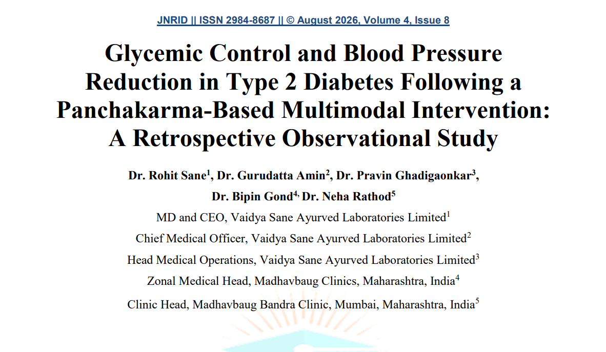 Glycemic Control and Blood Pressure Reduction in Type 2 Diabetes Following a Panchakarma-Based Multimodal Intervention: A Retrospective Observational Study