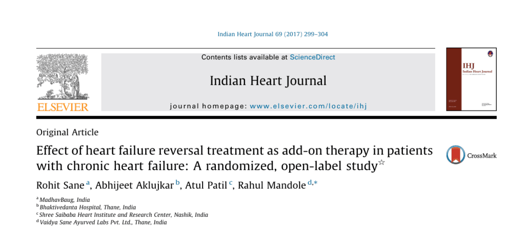 Effect Of Heart Failure Reversal Treatment As Add-On Therapy In Patients With Chronic Heart Failure: A Randomized, Open-Label Study