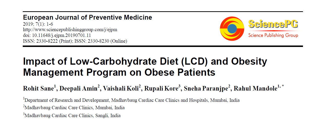 Impact of Low-Carbohydrate Diet (LCD) and Obesity Management Program on Obese Patients